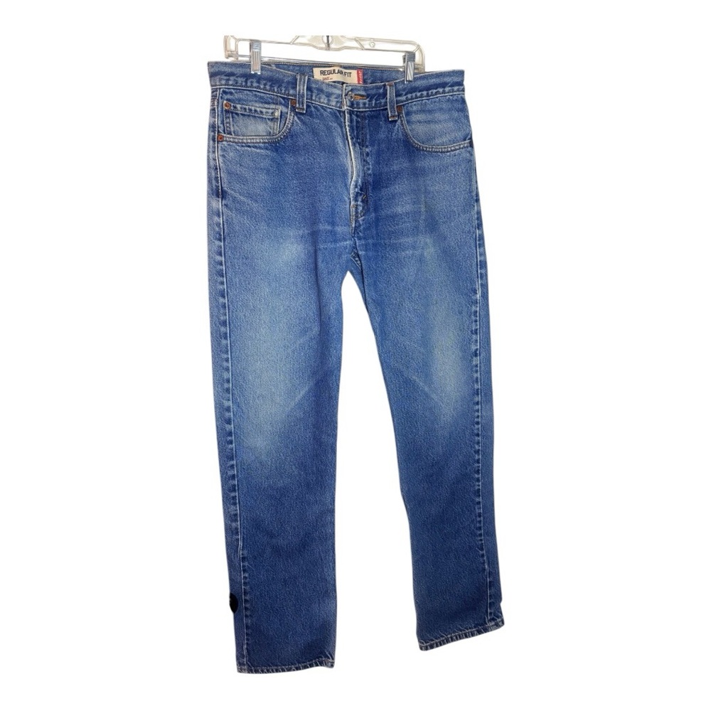 LEVI’S 505 Regular Fit Blue Jeans - Picture 3 of 12